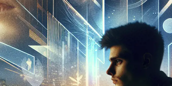 A contemplative young man in an urban setting, symbolizing the struggle and hope of overcoming addiction.